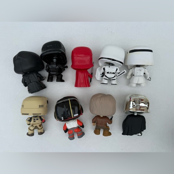 Star Wars Assortment of Opened Funko POP LOT of 9 - Picture 2 of 8